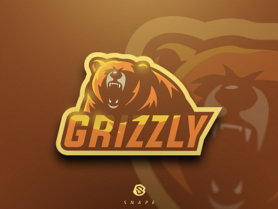 Grizzly Team - Mascot Logo