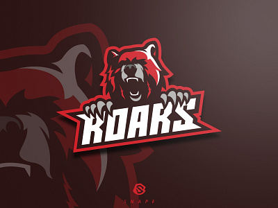 Roars Team - Mascot Logo branding design gaming logo mascot sport