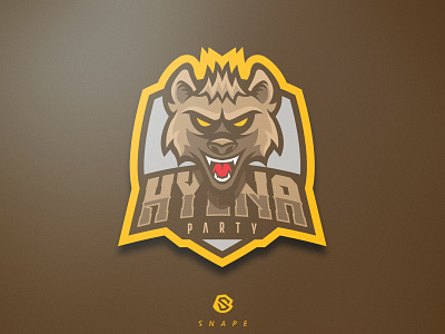 Hyena esport identity logo logotype mascot sports