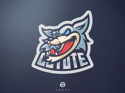 Coyote esport gaming identity logo logotype mascot