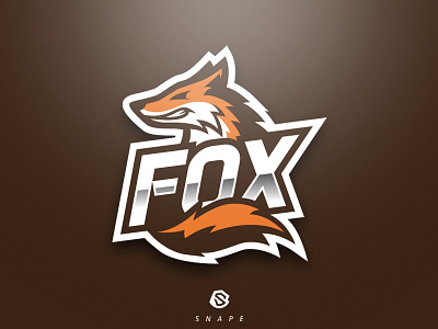 Fox esport gaming identity logo logotype mascot