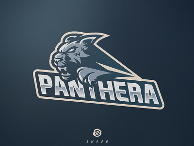 Panthera esport gaming identity logo logotype mascot