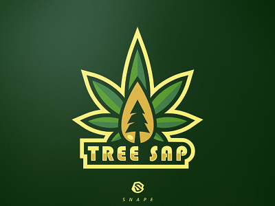 Tree Sap esport gaming identity logo logotype mascot