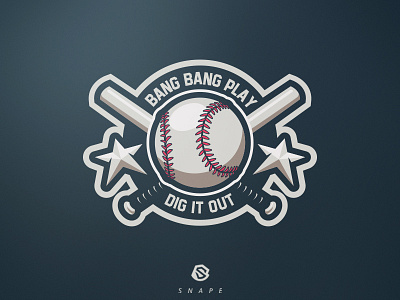 Bang Bang Play identity logo logotype mascot sport