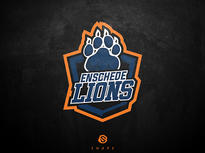 Enschede Lions identity logo logotype mascot sport