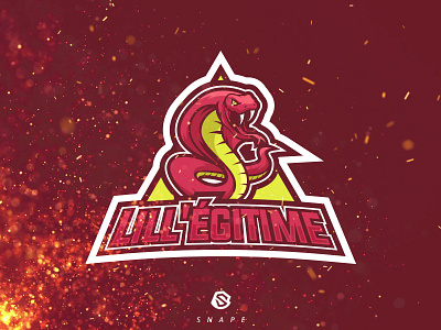 Lill'egitime esport gaming identity logo logotype mascot