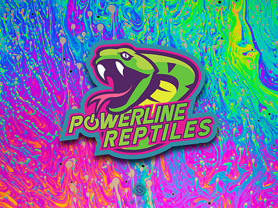 Powerline identity logo logotype mascot