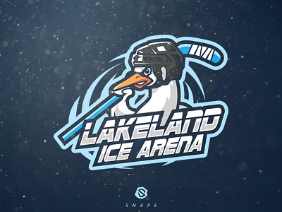 Lakeland Ice Arena identity logo logotype mascot sport