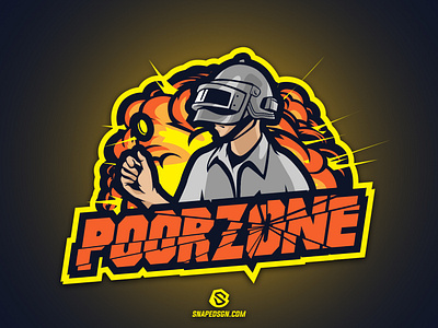 Poorzone branding design esport esports gaming identity illustration logo logotype mascot sport sports twitch vector