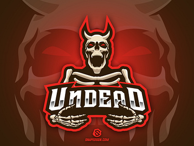 Undead branding design esport esports gaming identity illustration logo logotype mascot sport sports twitch