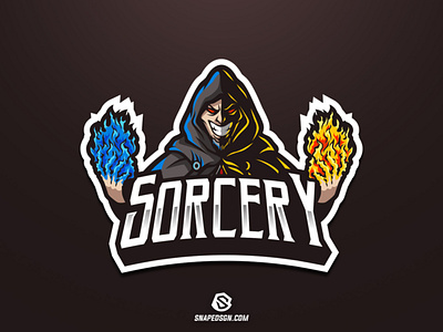Sorcery branding esport gaming identity illustration logo logotype mascot sport twitch