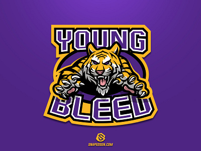Young Bleed branding esport gaming identity illustration logo mascot sport sports twitch