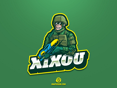 Xixou branding design esport gaming identity illustration logo mascot sport twitch