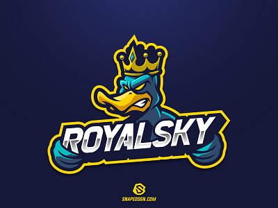 Royal Sky branding design esport gaming identity illustration logo mascot sport twitch