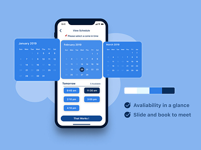 Scheduler Views#2 app design ui