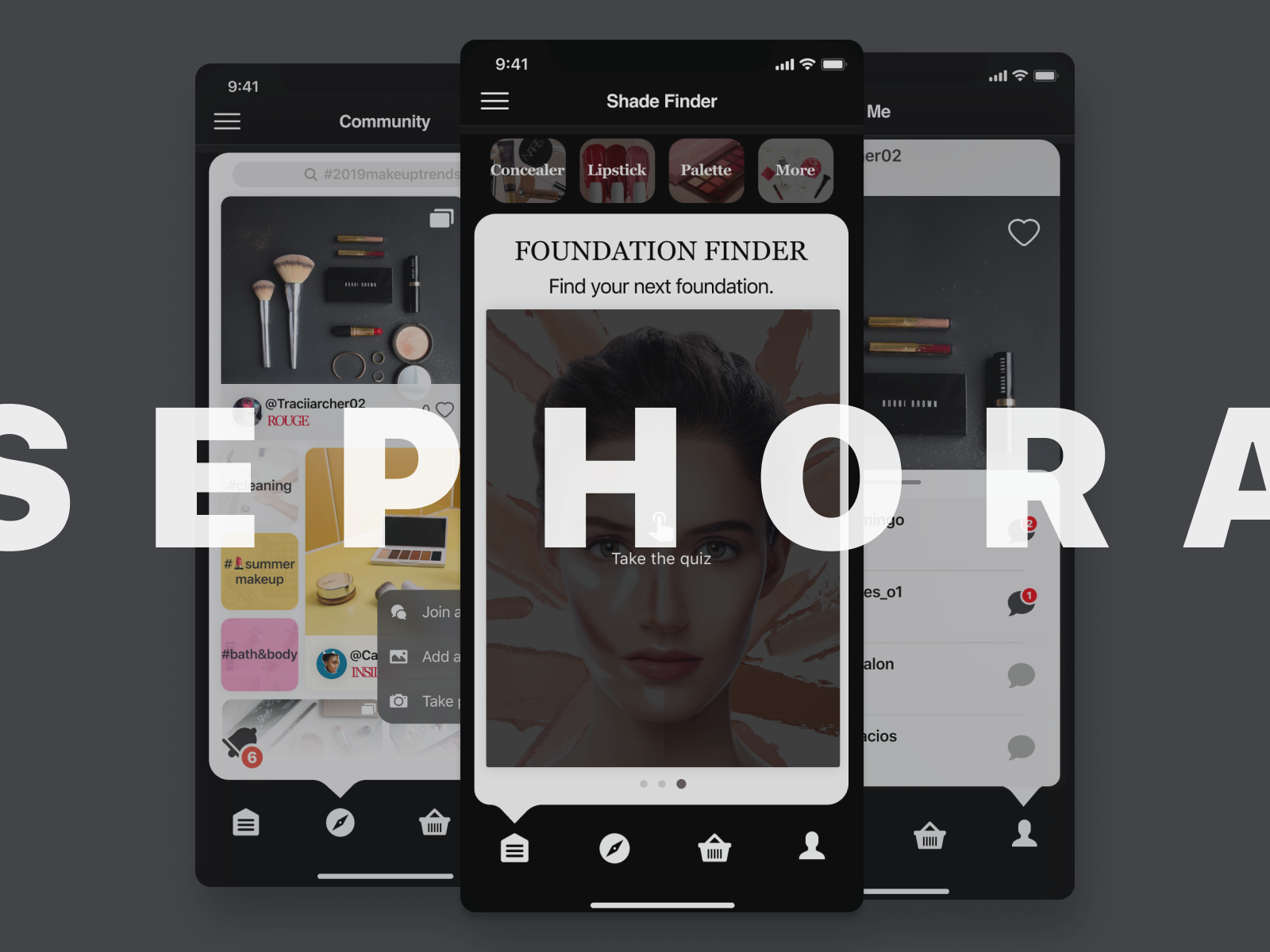 Sephora Shade Finder by Fiona Fay on Dribbble