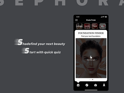 Shade Finder View#1 app design ui