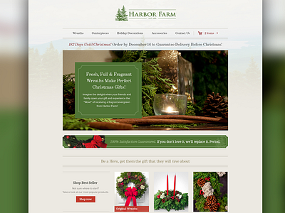 Final Ecommerce Homepage christmas ecommerce ui ux web design website