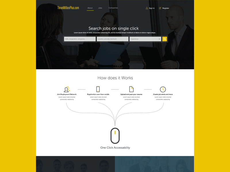 Job Portal Website Design