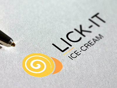 LICK-IT | ICE CREAM BRANDING abstract app branding design fashion icon illustration logo photoshop vector