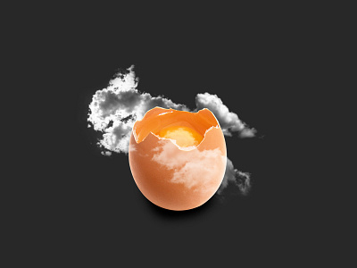 Egg abstract creative design egg fashion icon illustration photoshop vector