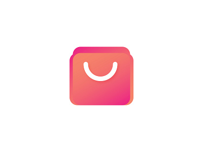 Smile Shopping Icon abstract app automobile banner branding creative deals design fashion flat icon illustration logo photoshop typography ui ux vector web website