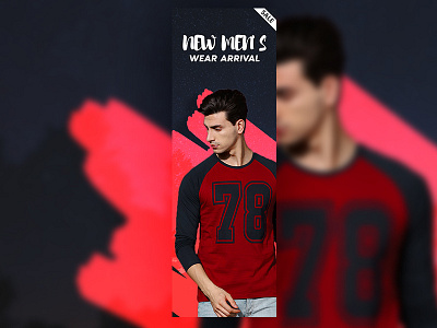 Men's Wear Arrival Banner Design