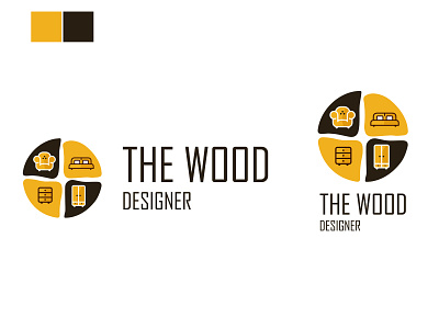 The Wood Designer Logo Design abstract branding creative design fashion flat gradient design icon identity illustration logo photoshop type typography vector web website