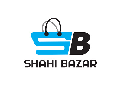 Shahi Bazar Logo Design abstract app branding creative deals design fashion flat gradient design icon identity illustration illustrator logo photoshop type typography vector web website