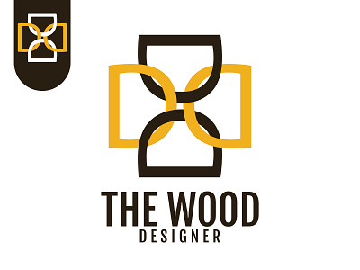 The Wood Designer Logo Design abstract branding creative design fashion flat gradient design icon iconic logo illustration logo logo design logo design branding logo design concept vector web website