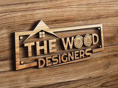 wood logo design