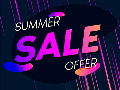 E-Commerce Website Summer Sale Facebook Banner Design