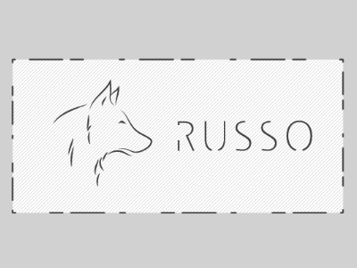 Russo animal logo russia sochi wolf