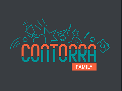 Contorra Family new logo, ver. 3 contorra family heart logo rebranding russia sochi