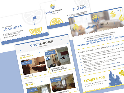 Goodsummer (website) adler design hotel russia sochi tourism ui website