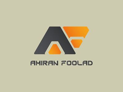 Amiran Foolad (Steel Company) brand branding design illustrator logo logotype typogaphy vector