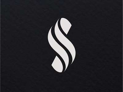 S letter logo logotype mark monogram s letter typography vector