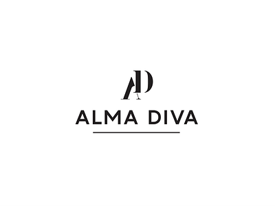 Alma Diva branding design desing fashion brand logo logo design logotype mark monogram type typography vector