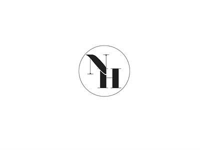 NH logo brand branding branding design calligraphy calligraphy and lettering artist design design art letter letters logo logo design logotype mark monogram type typography vector