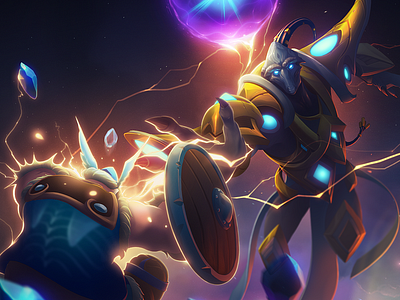 Mineral Madness Brawl Key Art blizzard heroes of the storm hots illuatration