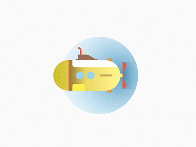 Submarine illustration affinity designer art design flat grainy illustraion illustration art marker submarine
