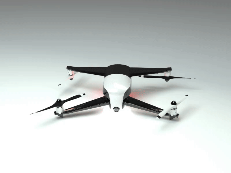 Spektron Drone - Product Design 3d concept design drone foundry modeling modo product render rendering