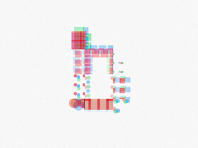 Procedural lowercase `b` 36 days of type lettering 36days 6 36daysoftype 36daysoftype b affinity design design font generative generative art generative design illustration parametric processing type art typography