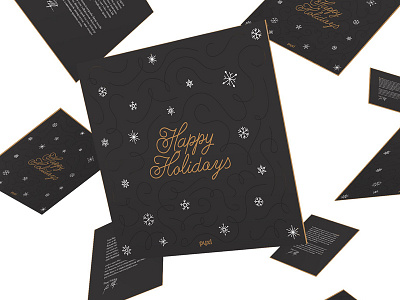 Christmas Card card christmas copper foil stamping