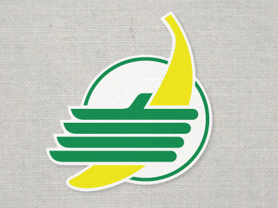 Banana Grabbers Hockey Logo arrested development banana fantasy hockey logo old school sports team