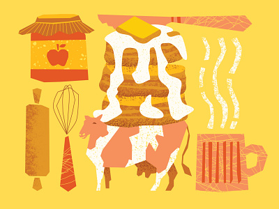 Buttermilk Biscuits Illustration