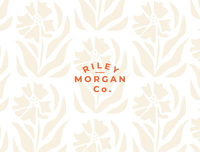 Riley Morgan Co. Photography floral handdrawn illustration logo pattern photography logo