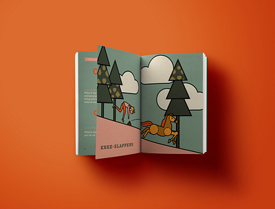 Campfire Questions Spread illustration outdoors publication