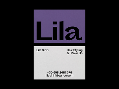 Hairstylist Business Card