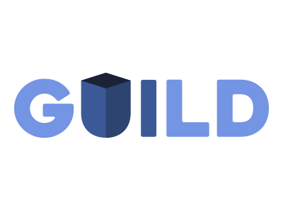 Guild Ui design guild logo shield typography ui
